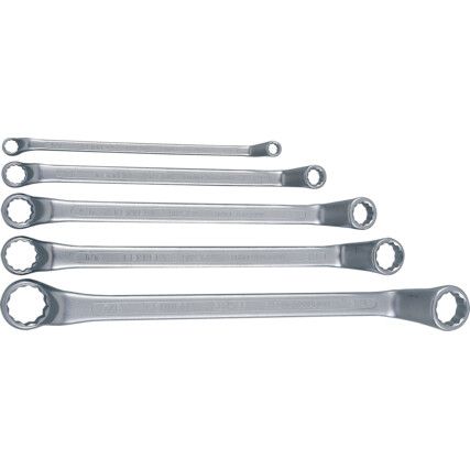 Imperial, Ring Spanner Set, 1/4 - 7/8in., Set of 5, Chrome Vanadium Steel