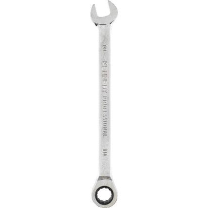 Single End, Ratcheting Combination Spanner, 10mm, Metric