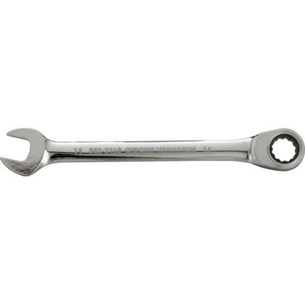 Single End, Ratcheting Combination Spanner, 12mm, Metric