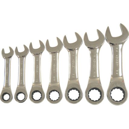 Imperial, Combination Spanner Set, 3/8 - 3/4in., Set of 7, Chrome Vanadium Steel