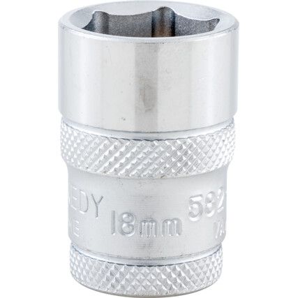 3/8in. Drive,  Hexagon Socket, 11mm,  Metric,  6 Point