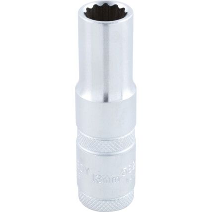 1/2in. Drive,  Bi-Hexagon Socket, 13mm,  Metric,  12 Point