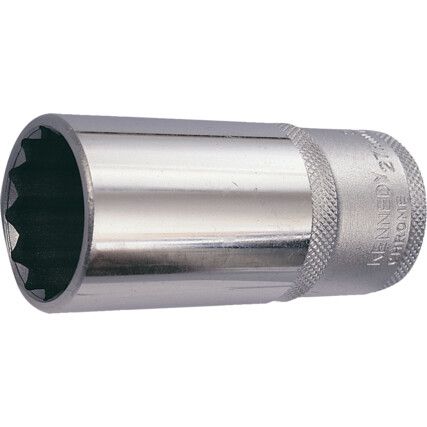 1/2in. Drive,  Bi-Hexagon Socket, 27mm,  Metric,  12 Point