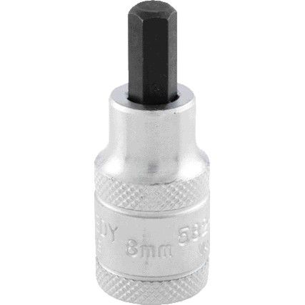 1/2in. Drive,  Hexagon Bit Socket, 14mm,  Metric