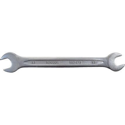 Single End, Open Ended Spanner, 8 x 9mm, Metric