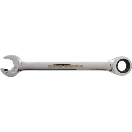 Double End, Ratcheting Combination Spanner, 18mm, Metric