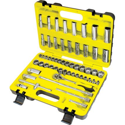 3/8in. Socket Set, Imperial/Metric, Set of 55