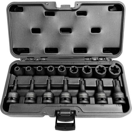 1/2in. Drive Impact Torx Socket Set, 16 Piece