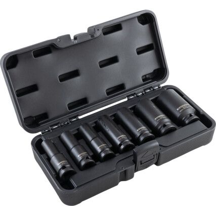 1/2in. Drive Deep Impact Socket Set, 7 Piece