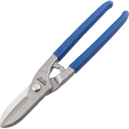 Manual Tin Snips, Cut Straight, Blade Hardened Carbon Steel