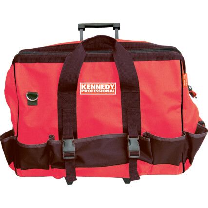 Wheeled Tool Bag, 600 Denier Polyester, (L) 460mm x (W) 250mm x (H) 335mm