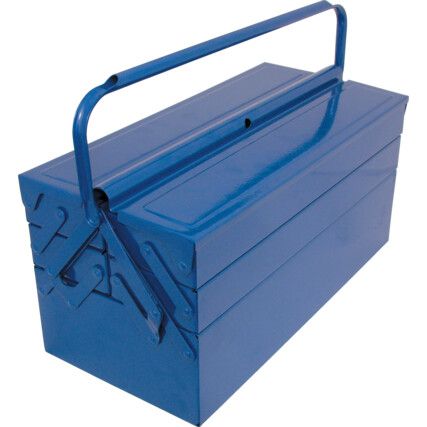 Cantilever Tool Box, Steel, (L) 430mm x (W) 205mm x (H) 205mm