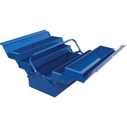 Cantilever Tool Box, Steel, (L) 530mm x (W) 205mm x (H) 205mm