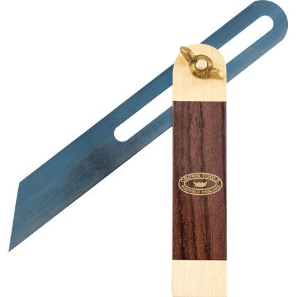 190mm, Bevel, Walnut/Brass, Graduation 9in.