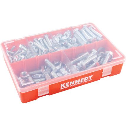 METRIC SET SCREWS, NUTS, WASHERS BZP KIT