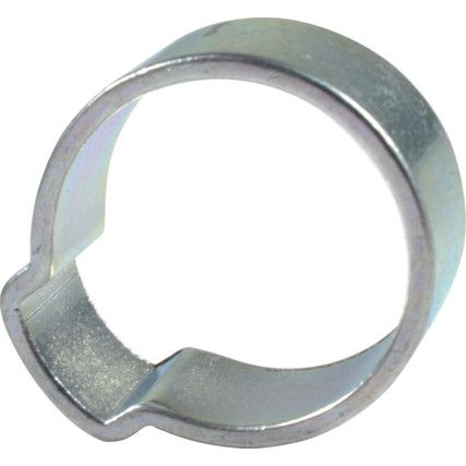 7-9mm SINGLE EAR STYLE ZINC PLATED O-CLIPS