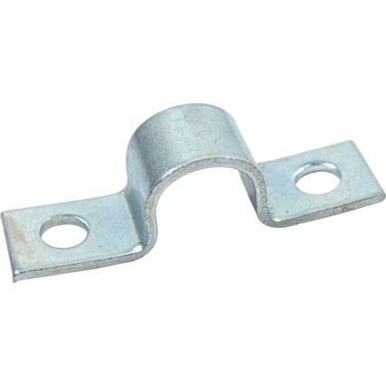 4mm (1-PIPE) FULL SADDLE CLAMP LIGHT DUTY BZP