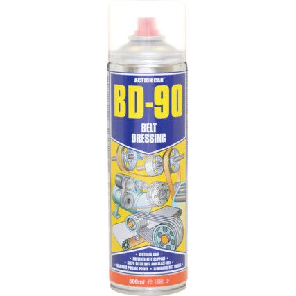 BD90, Chain, Drive & Rope Lubricant, Aerosol, 500ml