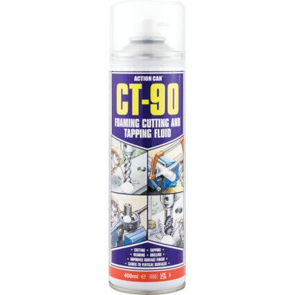 CT-90 Foaming Cutting & Tapping Fluid, Aerosol, 400ml