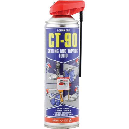 CT-90 Twinspray, Cutting/Tapping Fluid, Aerosol, 500ml