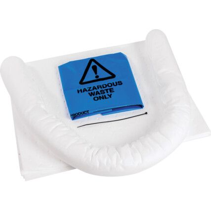 Oil Spill Kit, 15L Absorbent Capacity Per Kit, 59 x 70 x 5cm, Bag