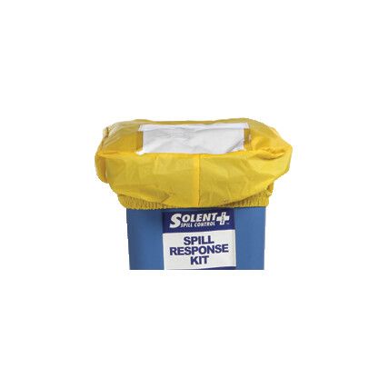 Spill Kit Cover, For Use on Spill Wheeled Bins, Chemical Applications, PVC Material