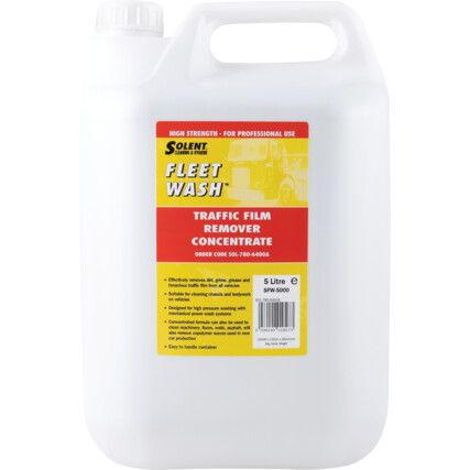 SFW-5000 FLEET WASH TRAFFIC FILM REMOVER 5LTR 