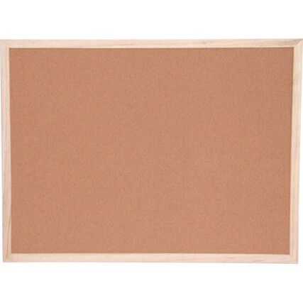 CORK NOTICE BOARD 450x600 mm WOOD TRIM