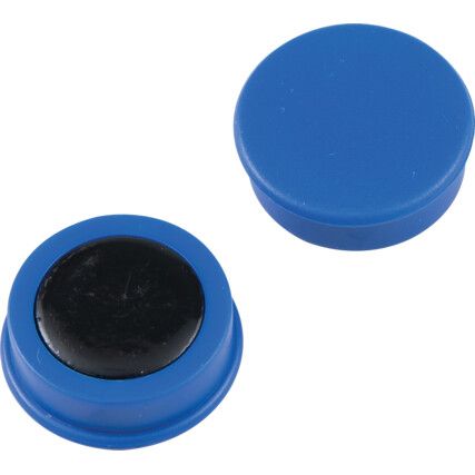 20mm WHITEBOARD MAGNETS BLUE (PK-10)