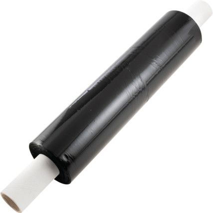 Black Pallet Wrap Stretch Film, 400mm x 300m x 25mu