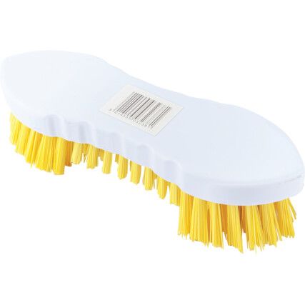 Hand Scrubbing Brush 8" Yellow