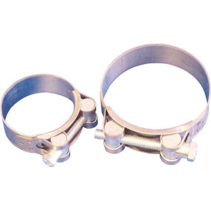 BOLT CLAMP / GBS CLAMP 56mm - 59mm HEAVY DUTY W2 STAINLESS STEEL