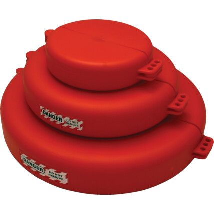 127x165mm Standard Gate Valve Lockout Red