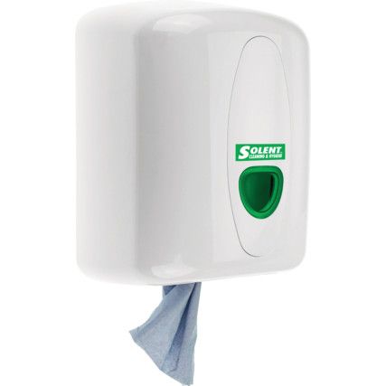 White Standard Centre Feed Dispenser