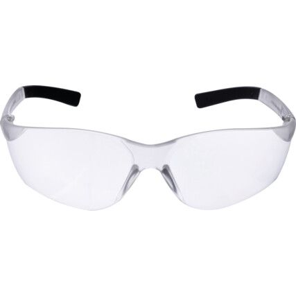 Safety Glasses, Clear Lens, Half-Frame, Clear Frame, High Temperature Resistant/Impact-resistant/UV-resistant