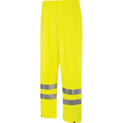 Hi-Vis Breathable Trousers, EN20471, Yellow, XL