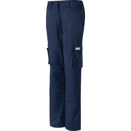 Womens Cargo Trousers, Navy Blue, Size 20, Regular Fit, 31" Leg