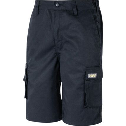 Cargo Shorts, Black, 30" Waist, Polycotton