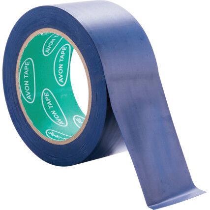 Adhesive, Hazard Tape, PVC, Blue, 50mm x 33m