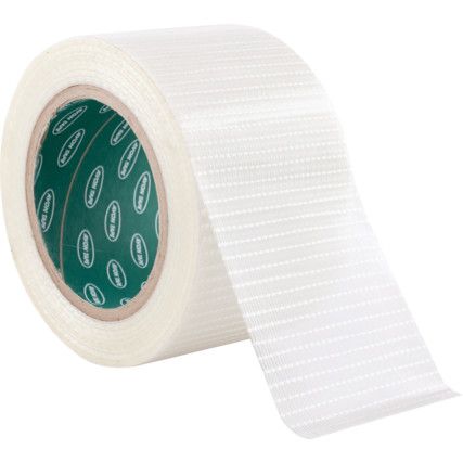 Packaging Tape, Polypropylene, Clear, 75mm x 50m