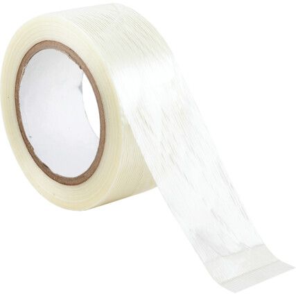 Packaging Tape, Polypropylene, Clear, 50mm x 50m