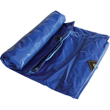 Polyethylene, Tarpaulin, 1.7m x 1.65m, Blue