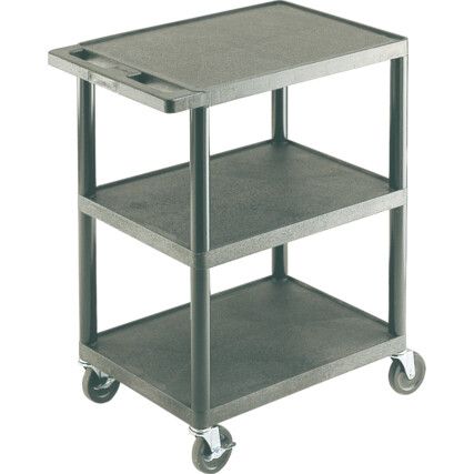 Service Trolley 3 Flat Shelves