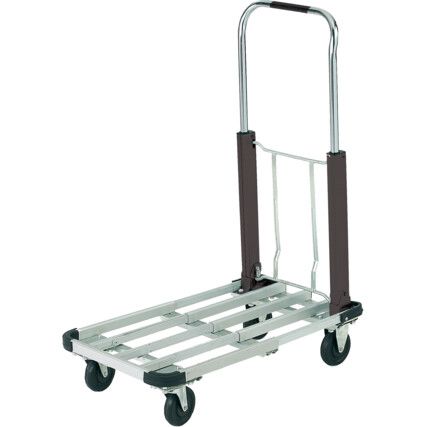 Folding Trolley, 960mm, 150kg Rated Load, Fixed Castors/Swivel Castor