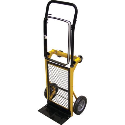 Folding Trolley, 1180mm Rated Load Rubber/Swivel Castor