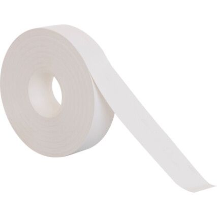 Electrical Tape, PVC, White, 19mm x 33m, Pack of 1