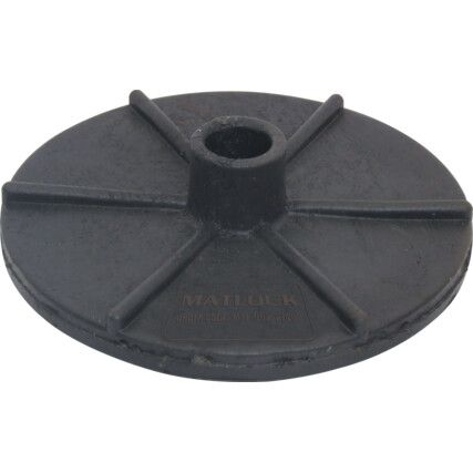 Post Support Base, Post Base, Polyethylene, Black