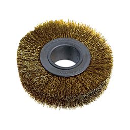 Industrial Rotary Wire Brushes - Crimped - Brass Coated 30SWG  thumbnail-0