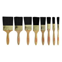 Flat Professional Paint Brushes, Natural Bristle thumbnail-0