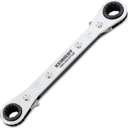 Imperial Double End Ring Ratchet Spanners, Chrome Vanadium Steel, Reversible thumbnail-1